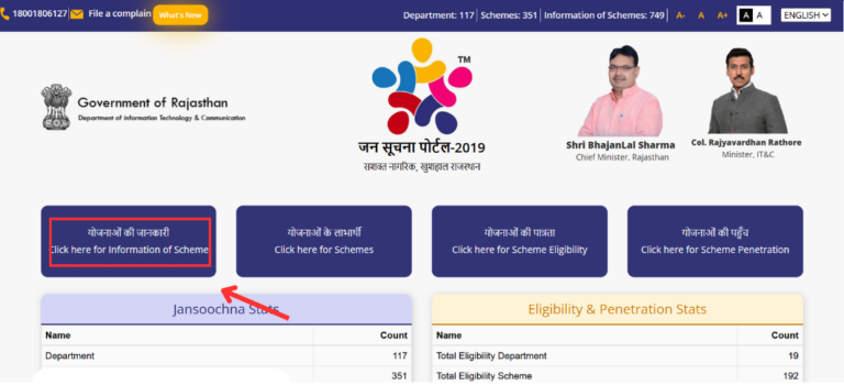 Jan Soochna Portal 2026 – राजस्थान सरकारी योजनाओं की पूरी जानकारी